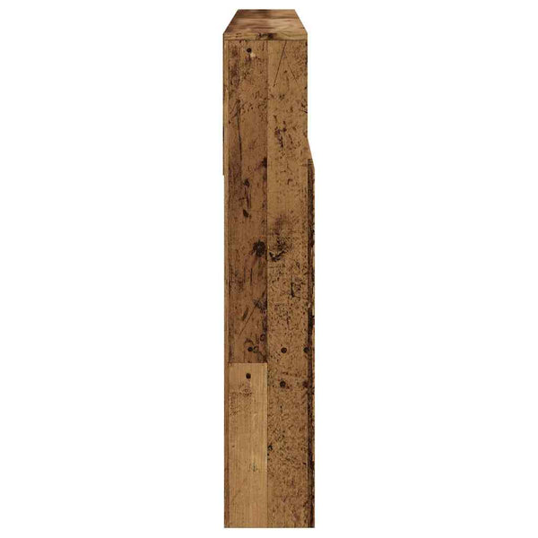 Kopfteil 160 cm mit Stauraum, Altholz-Optik