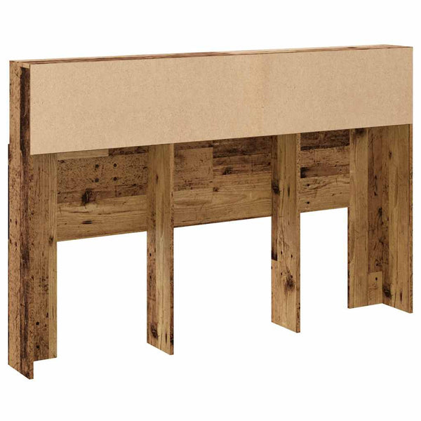 Kopfteil 160 cm mit Stauraum, Altholz-Optik