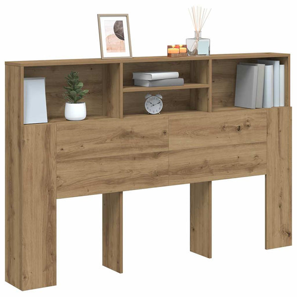 Kopfteil 160 cm mit Stauraum Artisan Eiche