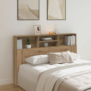 Kopfteil 160 cm mit Stauraum Artisan Eiche