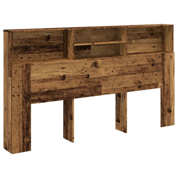 Kopfteil mit Stauraum Altholz 180 cm