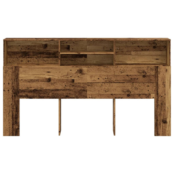 Kopfteil mit Stauraum Altholz 180 cm