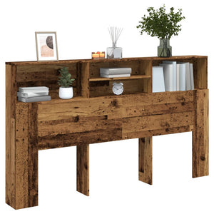 Kopfteil mit Stauraum Altholz 180 cm