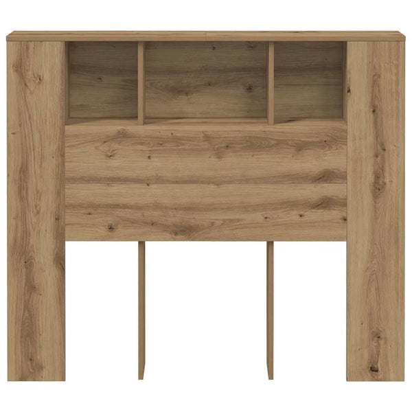 Kopfteil mit Ablagen Artisan Eiche 120 cm