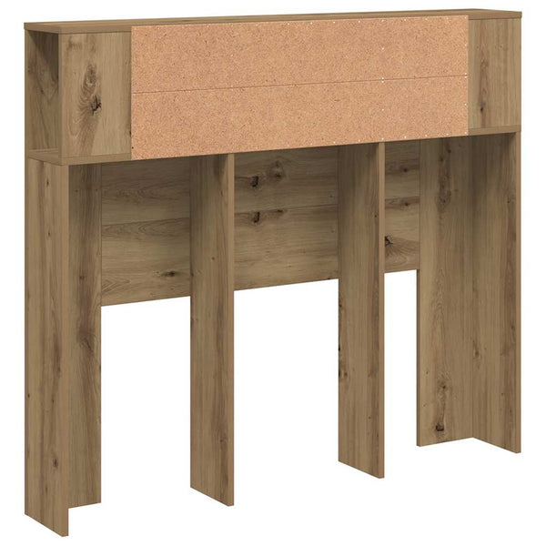 Kopfteil mit Ablagen Artisan Eiche 120 cm