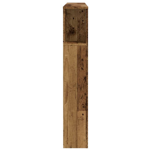 Kopfteil mit Stauraum Altholz 140 cm