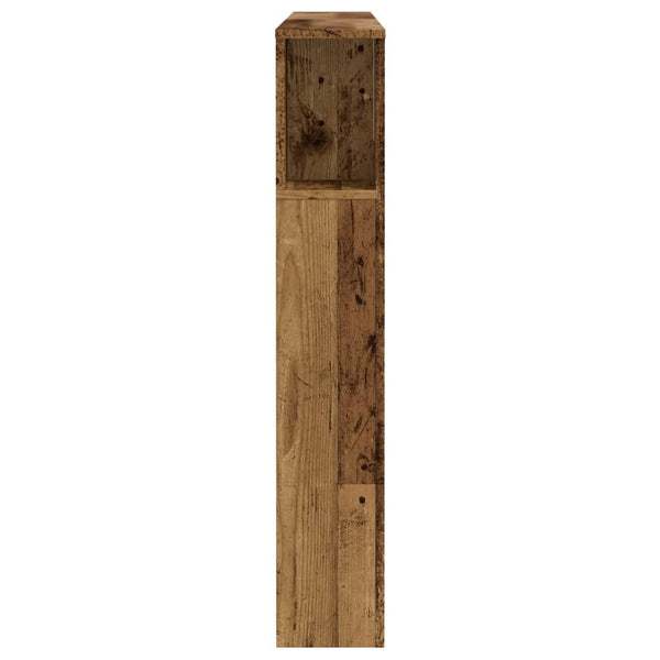 Kopfteil mit Stauraum Altholz 140 cm