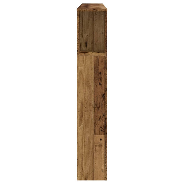 Kopfteil 160 cm mit Stauraum Altholz-Optik