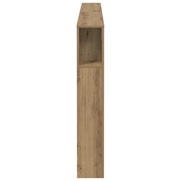 Kopfteil mit Ablagen, Artisan Eiche, 180 cm