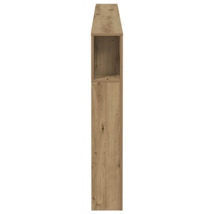 Bett Kopfteil mit Ablagen Eiche 200x102,5 cm