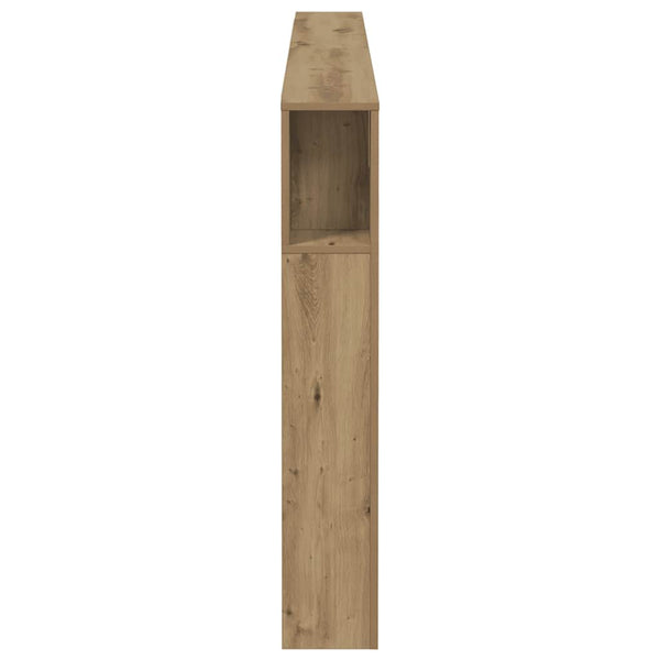Bett Kopfteil mit Ablagen Eiche 200x102,5 cm