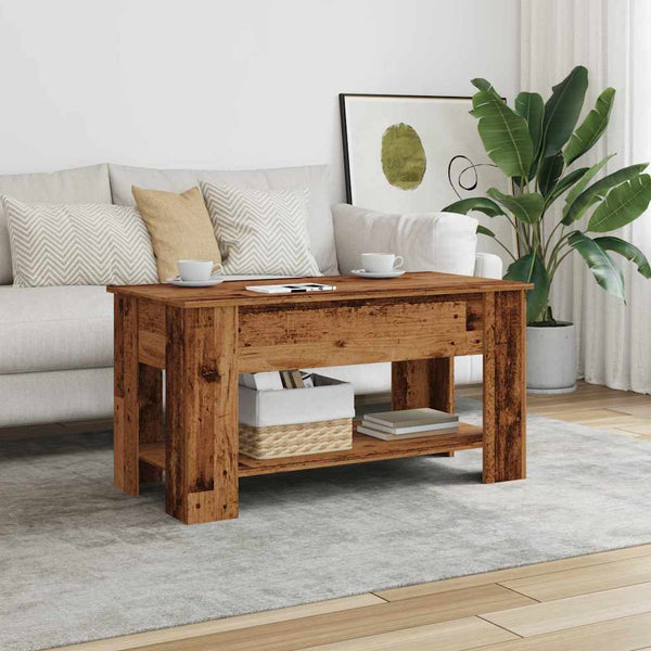 Couchtisch Altholz-Optik 101x49 cm