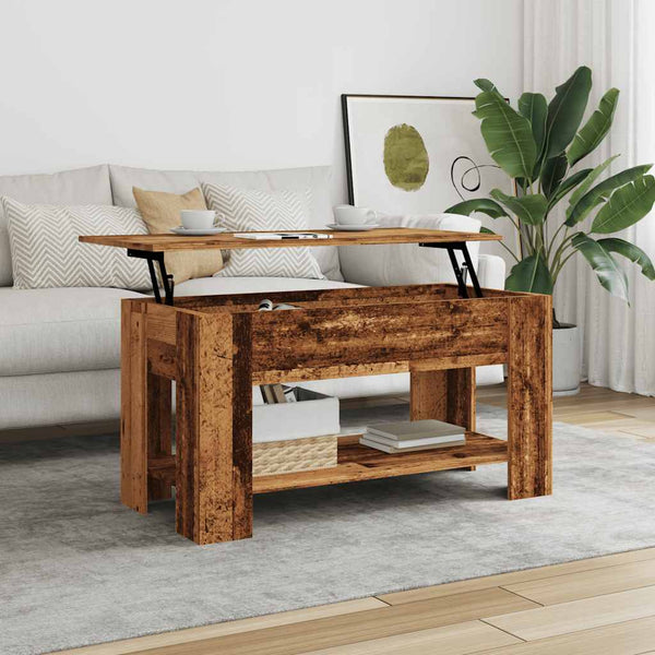 Couchtisch Altholz-Optik 101x49 cm