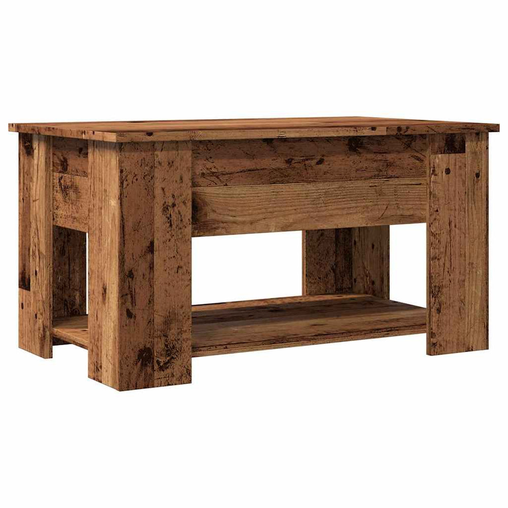 Couchtisch Altholz-Optik, 79x49 cm