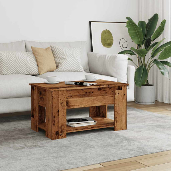 Couchtisch Altholz-Optik, 79x49 cm