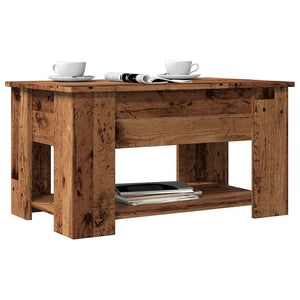 Couchtisch Altholz-Optik, 79x49 cm