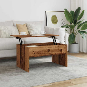 Couchtisch Altholz-Optik 80 cm