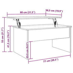 Couchtisch Artisan Eiche 80x50,5 cm