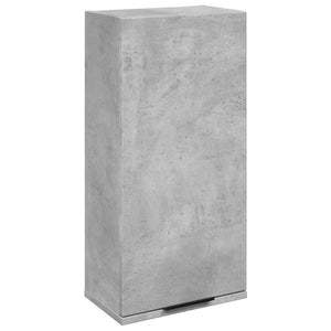 Betongrauer Wand-Badschrank 32x20x67 cm