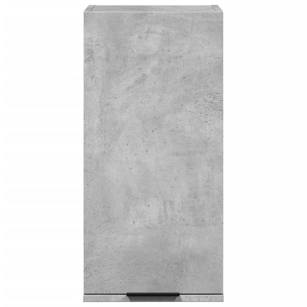 Betongrauer Wand-Badschrank 32x20x67 cm