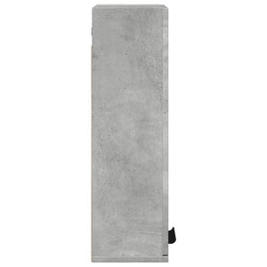 Betongrauer Wand-Badschrank 32x20x67 cm