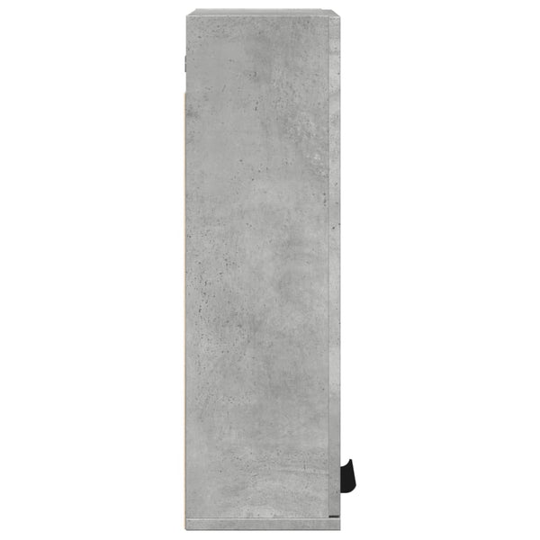 Betongrauer Wand-Badschrank 32x20x67 cm