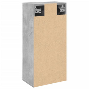 Betongrauer Wand-Badschrank 32x20x67 cm
