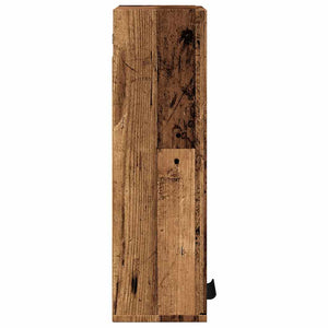 Wand-Badschrank Altholz-Optik 32x20x67 cm