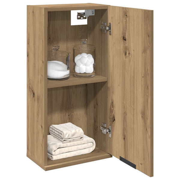 Wand-Badschrank Artisan-Eiche 32x20x67 cm