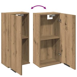 Wand-Badschrank Artisan-Eiche 32x20x67 cm