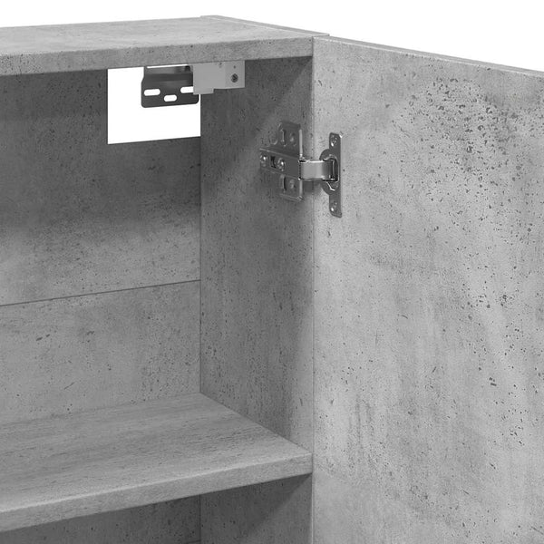 Betongrauer Spiegelschrank für Badezimmer