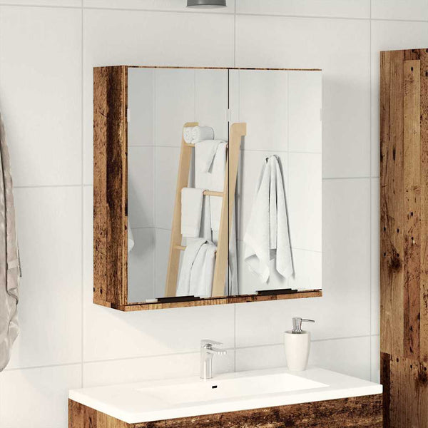 Bad-Spiegelschrank Altholz-Optik 64 cm