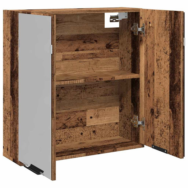 Bad-Spiegelschrank Altholz-Optik 64 cm