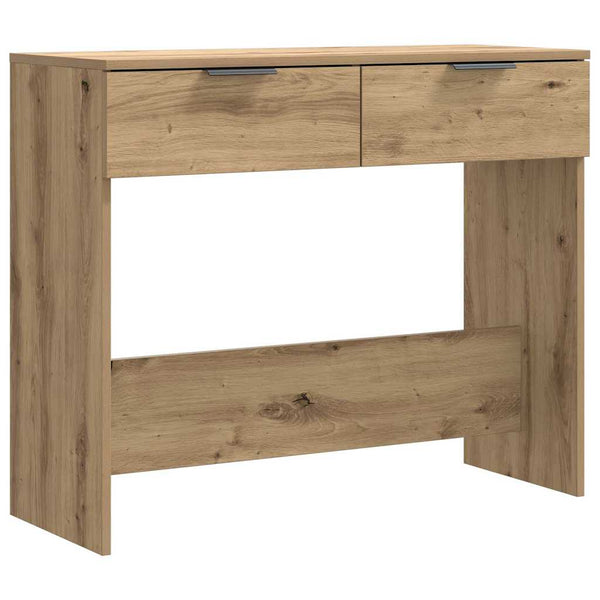 vidaXL Table console chêne artisanat 90x36x75 cm Bois d'ingénierie