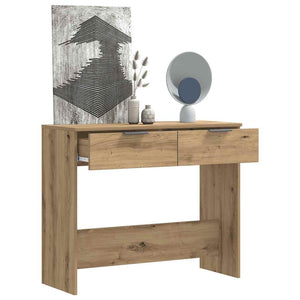vidaXL Table console chêne artisanat 90x36x75 cm Bois d'ingénierie