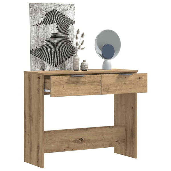 vidaXL Table console chêne artisanat 90x36x75 cm Bois d'ingénierie