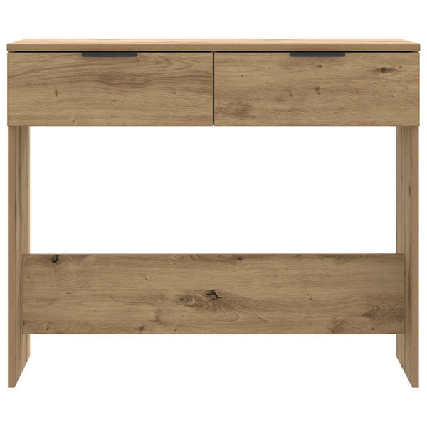 vidaXL Table console chêne artisanat 90x36x75 cm Bois d'ingénierie
