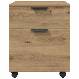Mobiler Aktenschrank Eiche 45x38x54cm