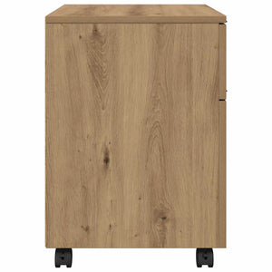 Mobiler Aktenschrank Eiche 45x38x54cm