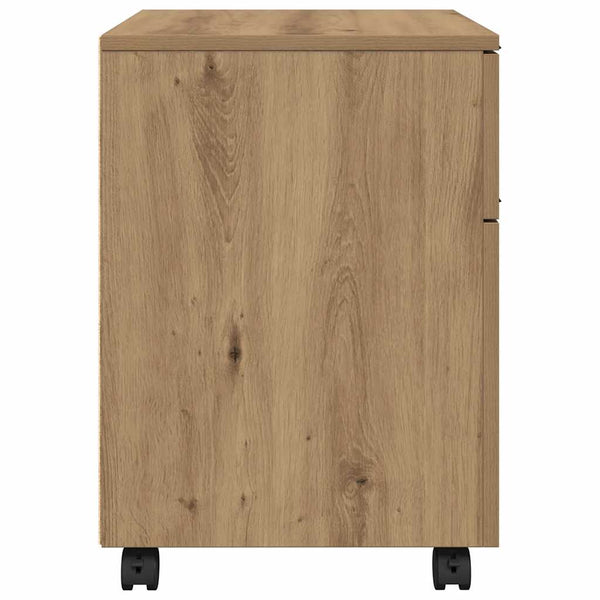 Mobiler Aktenschrank Eiche 45x38x54cm