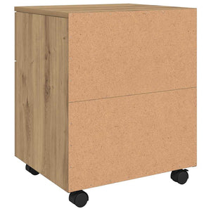 Mobiler Aktenschrank Eiche 45x38x54cm