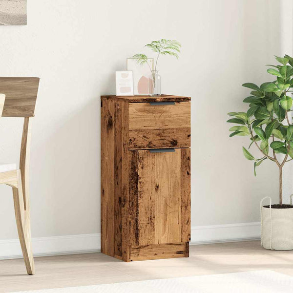 Sideboard Altholz-Optik 30x30x70 cm