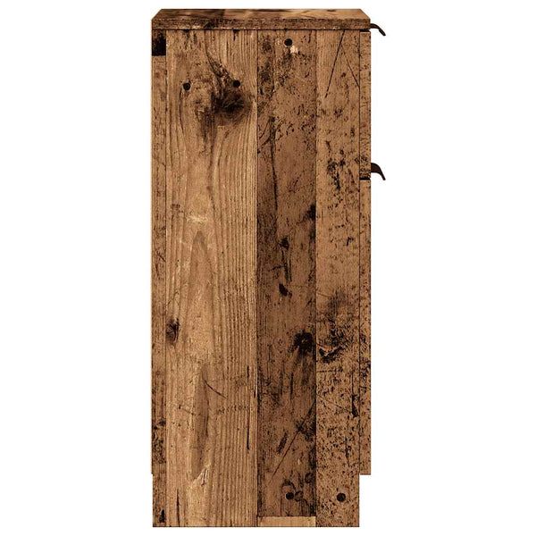 Sideboard Altholz-Optik 30x30x70 cm