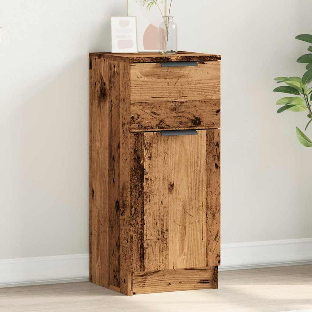 Sideboard Altholz-Optik 30x30x70 cm