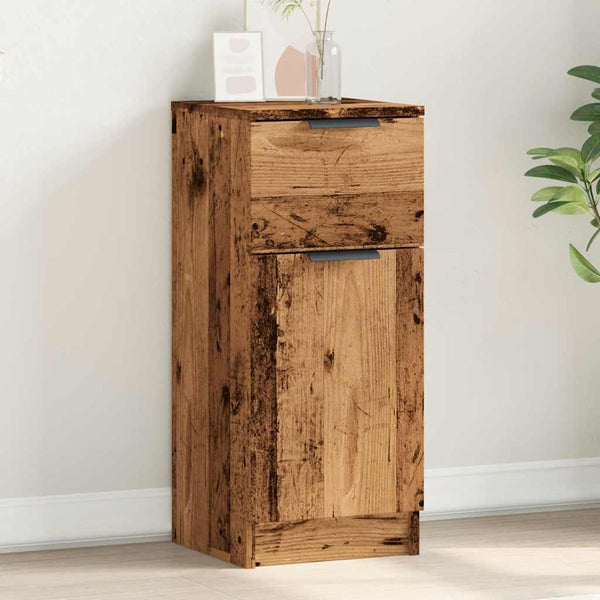 Sideboard Altholz-Optik 30x30x70 cm