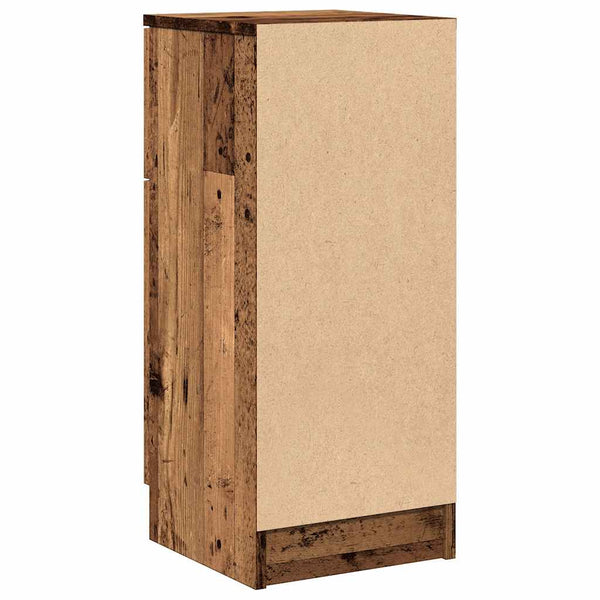 Sideboards 2er Set Altholz-Optik 30x70 cm