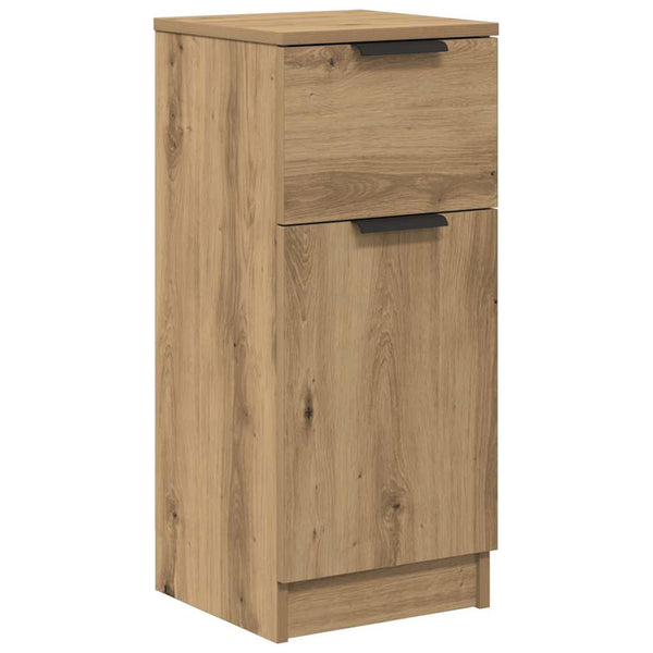 vidaXL Buffet chêne artisanal 30x30x70 cm bois d'ingénierie