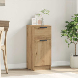vidaXL Buffet chêne artisanal 30x30x70 cm bois d'ingénierie