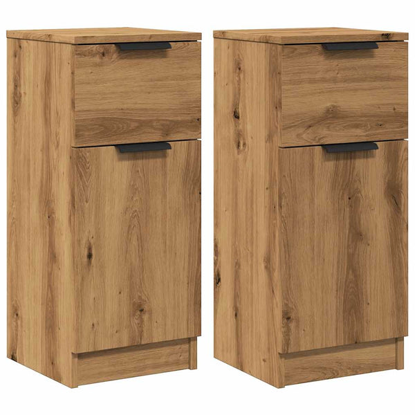 Sideboards 2er Set Artisan Eiche 30x70 cm
