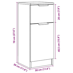 Sideboards 2er Set Artisan Eiche 30x70 cm
